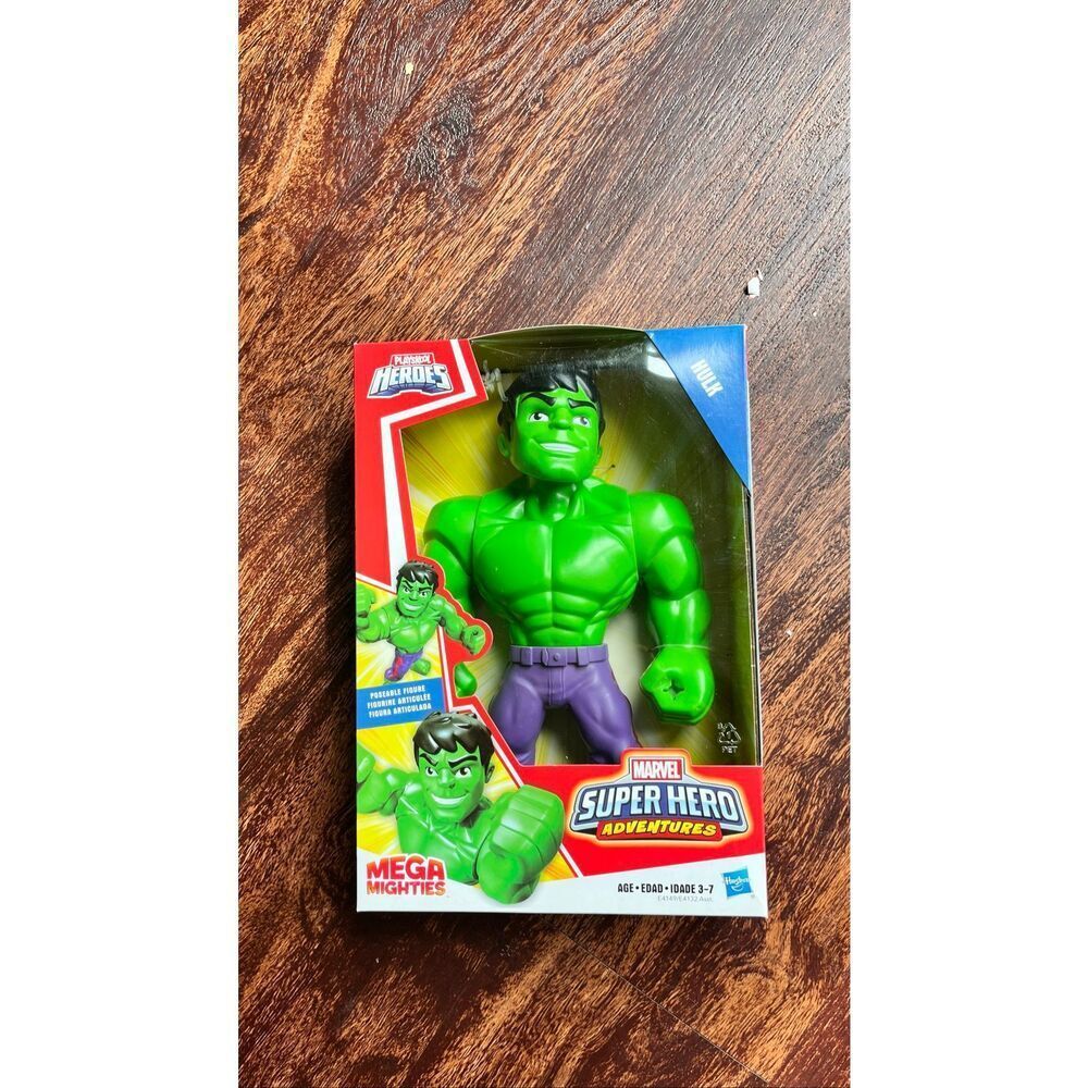 Marvel Super Hero Adventures Mega Mighties Hulk 10" Action Figure Playskool Hero